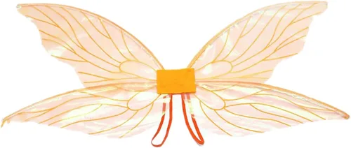 Vista 8 de Alas de hadas para niñas alas de mariposa alas de hadas brillantes transparentes para disfraz Halloween cosplay