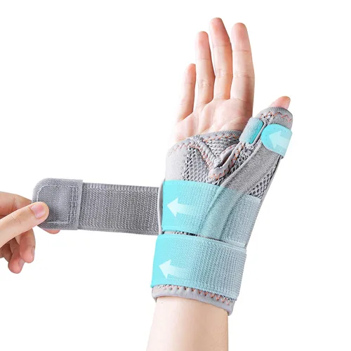 Vista 10 de CURECARE Nueva Férula de Pulgar Actualizada para Mujeres y Hombres, Férula de Pulgar Reversible para el Síndrome del Pulgar Gatillo para Soporte