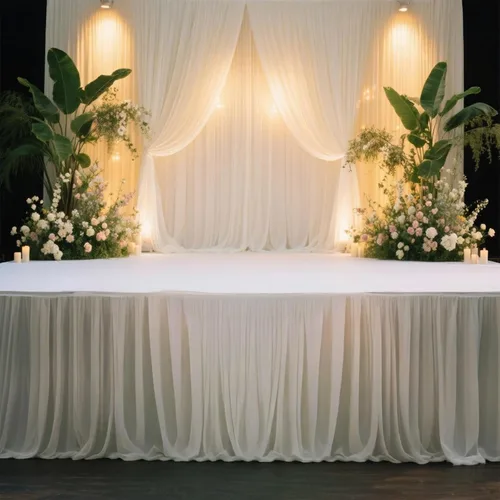 Vista 23 de Efavormart - Cubierta de escenario plegable de poliéster para plataforma de boda, color negro, 16 pulgadas x 10 pies