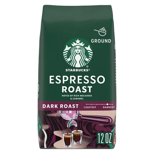 Vista 13 de Starbucks Café de tierra asado oscuro asado francés, bolsa de 28 onzas Café molido 100% arábigo; tostado francés tostado oscuro; 1 bolsa, 28 onzas