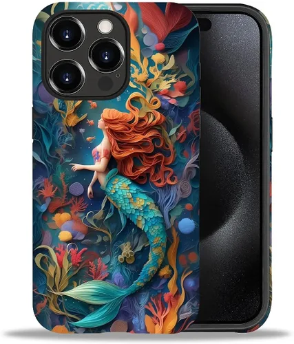 Vista 112 de DAIZAG Funda compatible con iPhone 11, hermoso color arena, patrón completo, carcasa rígida híbrida de plástico TPU + funda de protección