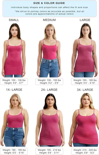 Vista 110 de Emmalise Camisola larga casual básica para mujer, con tirantes ajustables, top en capas