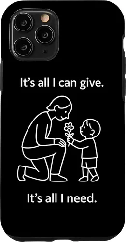 Vista 29 de Child Giving Flower to Parent Minimal Symbolic Love Design Case for iPhone 16