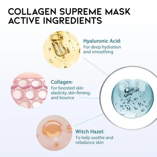 Vista 4 de Mascarilla facial coreana #OOTD para el cuidado de la piel seca y sensible Mascarillas en hoja hidratantes, revitalizantes, calmantes