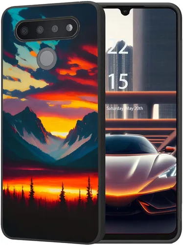 Vista 35 de Funda protectora duradera para LG Stylo 6 para LG Stylo 6 2020 6.8 pulgadas, diseño de hojas de aguacate