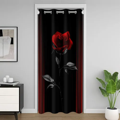 Vista 11 de Feelyou Math Equation - Cortina de puerta (1 panel, 34 x 80 pulgadas)