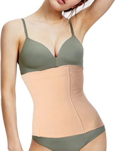 Vista 2 de Faja moldeadora de cintura para mujer, faja moldeadora de cuerpo, control de abdomen, soporte posparto, recuperación adelgazante