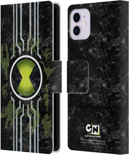Vista 7 de Head Case Designs Officially Licensed Ben 10: Alien Force Ben's Jacket Graphics Leather Wallet Case Compatible with Apple iPhone 11