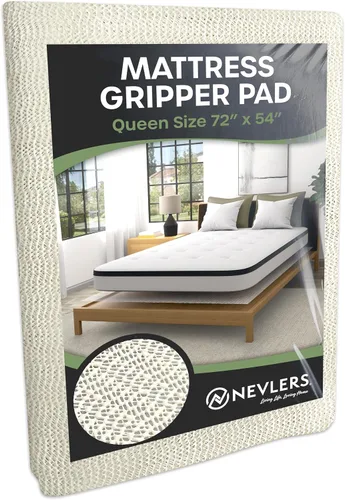 Vista 14 de Nevlers - Tapón antideslizante para colchón de 72 x 36 pulgadas, tamaño individual Customizable & Durable Open-Weave PVC Foam Design to Keep Bed