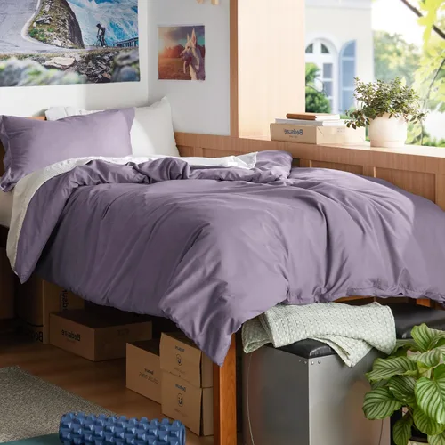 Vista 53 de Bedsure - Juego de funda de edredón tamaño individual/individual XL - Juego de ropa de cama suave de microfibra cepillada doble para niños