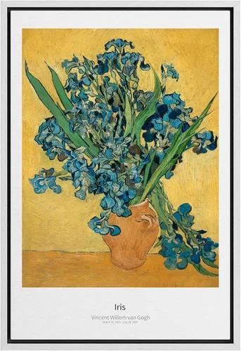 Vista 88 de SIGNWIN Lienzo enmarcado para pared, diseño de Vincent Van Gogh, un par de amantes, naturaleza, ilustraciones de área silvestre, bellas artes