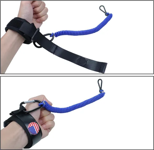 Vista 6 de Boat Kill Switch Lanyards Wrist Strap, Jet Ski Key Lanyard Fit for Mercruiser Marine Outboard