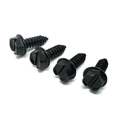 Vista 21 de BoltsandNuts Paquete de 4 tuercas para matrícula, tuercas de retención de nailon de 1/4 pulgadas para automóviles, camiones, SUV