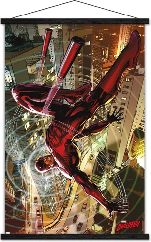 Vista 8 de Trends International Marvel Comics Daredevil - Póster de pared para cubierta de techo, 22.37 x 34.00 pulgadas, paquete de impresión premium