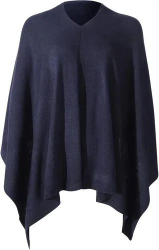 Vista 35 de Fomolom Ponchos para mujer, versátil, ligero, tejido sólido, chal envolvente, bufanda, accesorios para mujer