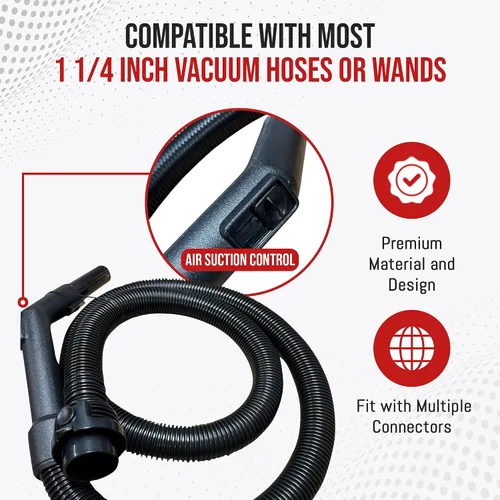 Vista 3 de Maresh Products - Manguera de vacío de repuesto para Eureka & Sanitaire Mighty Mite, SmartVac y Professional Series – Compatible con los modelos