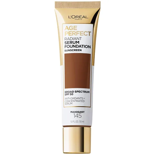Vista 28 de L'Oreal Paris Age Perfect - Base de suero radiante con SPF 50, almendra, 1 onza