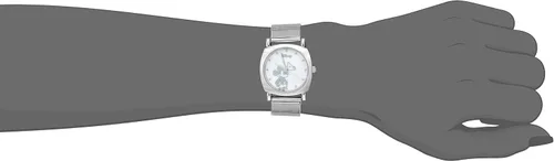 Vista 2 de Disney MK2010de la mujer Mickey Mouse Silver-tone Correa de malla