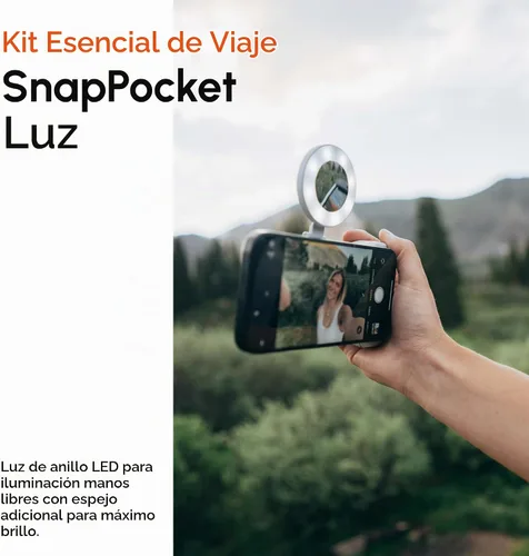 Vista 4 de ShiftCam Kit de viaje esencial, paquete de creador móvil para vlogging Piedra