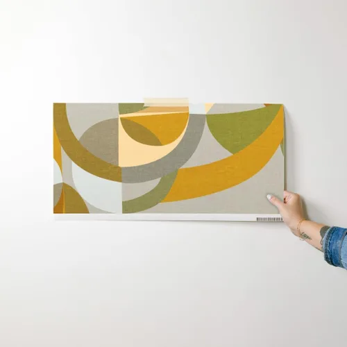 Vista 7 de Spoonflower Mid Century Modern Pre-Pasted Removable Wallpaper Sample 12" x 24" Era 1950S 1960S Look Water-activated, simple to install and