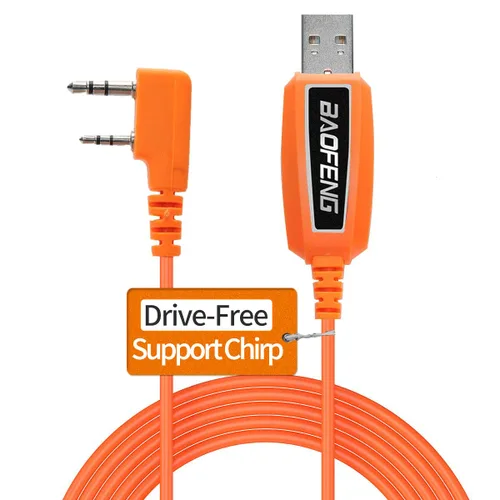 Vista 9 de Cable de programación USB BAOFENG con chip CH340, compatible con UV-5R Mini, BF-F8HP Pro, 5RM, UV-32, DM32, K5PLUS, GMRS, GM-15PRO, UV-5G Plus