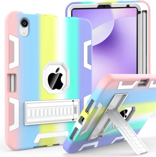 Vista 17 de CCMAO Funda para iPad mini 5 2019, iPad mini 4 2015, funda protectora híbrida resistente a prueba de golpes para iPad mini 5ª/4ª generación 7.9