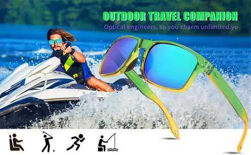 Vista 8 de FEISEDY Gafas de sol deportivas polarizadas para hombres y mujeres, gafas clásicas de pesca, conducción y ciclismo, protección UV400 B2234