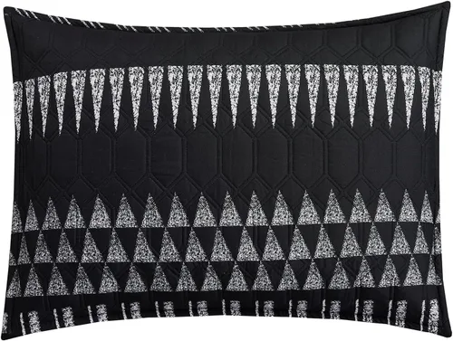 Vista 5 de Virah Bella - Juego de edredón rústico matrimonial/queen con bolsa a juego - Juego de edredón de cabina 2 fundas de almohada - Respaldo