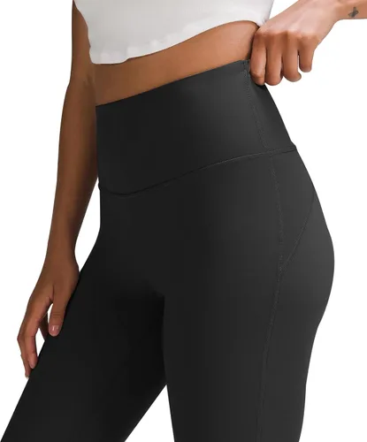 Vista 7 de Unthewe Leggings acampanados de cintura alta para mujer, control de abdomen, pantalones casuales para yoga, entrenamiento, gimnasio