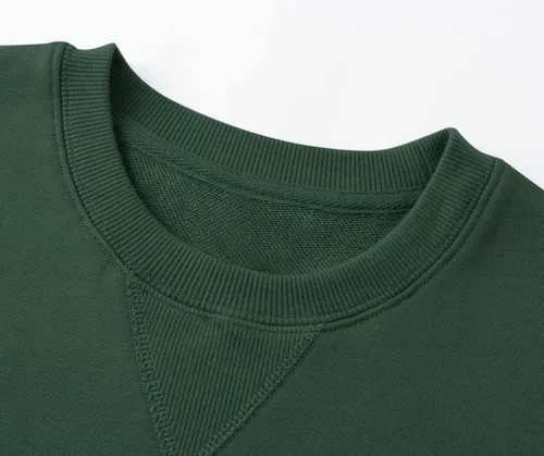 Vista 4 de KIDFRE Women's 100% Cotton Sweatshirts Long Sleeve Crewneck Pullover Workout Sweatshirt Casual Tops