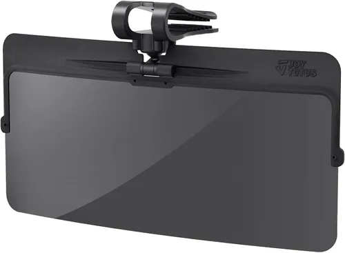 Vista 9 de JOYTUTUS Extensor de visera solar para automóvil, visera solar polarizada antirreflejos universal fácil de instalar, extensión de visera UV400