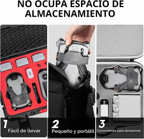 Vista 3 de STARTRC Soporte de hélice para accesorios DJI Mini 4 Pro, correa de protección de hélices para DJI Lito 1 / para SKYROVER X1/S1, protector de hélice