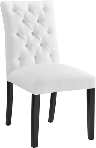 Vista 8 de Modway MO- Duchess - Silla de comedor tapizada con botones capitoné moderna Parsons, color azul