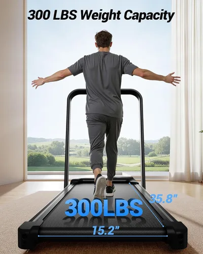 Vista 7 de CURSOR FITNESS Caminadora 3 en 1 con inclinación del 15%, 0.6-6.2MPH, plegable, silenciosa, para oficina en casa, 2.5 HP debajo del escritorio