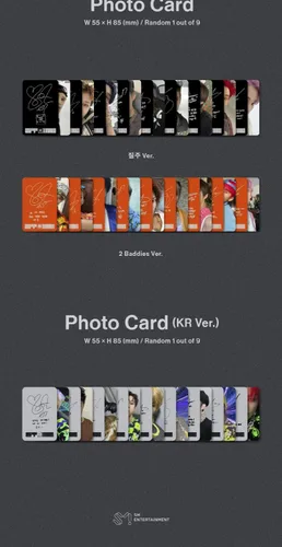Vista 8 de NCT 127 - Juego de portada de 2 Baddies 4to álbum Photobook Versión 2 Juego de portada CD+1p póster plegable en paquete+folleto+1p postal+1ea