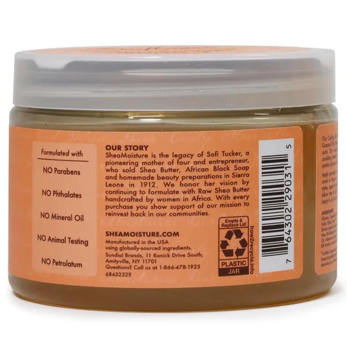 Vista 2 de Shea Moisture Soufflé de gel rizador de coco e hibisco, 12 onzas