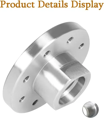 Vista 5 de kimllier Placa frontal de torno de acero de 3 pulgadas para torno de madera, apta para husillo de 1 pulgada x 8TPI sin tornillo