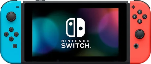 Vista 3 de Nintendo Switch with Neon Blue and Neon Red JoyCon (Renewed)