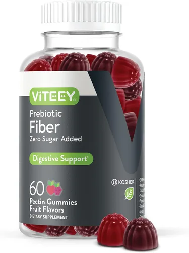 Vista 8 de Viteey Gomitas de fibra prebiótica para adultos, 0.14 oz