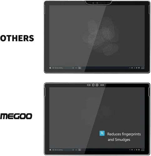 Vista 2 de Megoo Protector de pantalla para Surface Book 2/Book1 de 13.5 pulgadas (2017-2019), protector de vidrio premium, resistente a los rayones