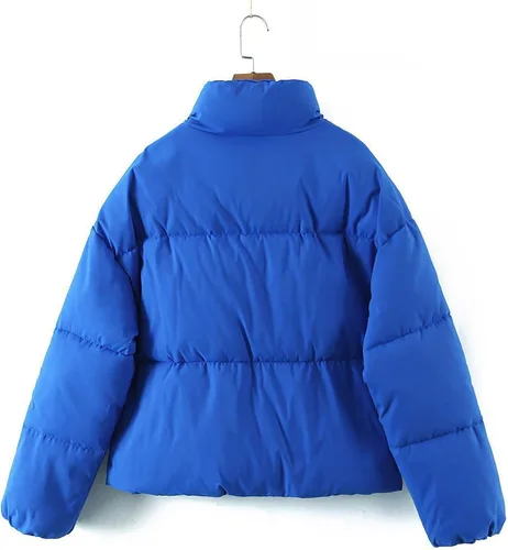 Vista 2 de Abrigos de invierno para mujer, con solapa, chaqueta con forro polar mullido, chaqueta de Navidad