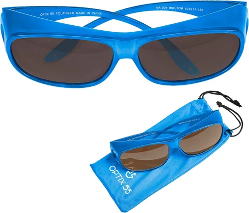 Vista 2 de Gafas de sol para hombres y mujeres, protección UV ajuste sobre envolturas polarizadas