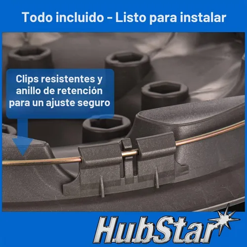Vista 4 de Reemplazo de tapacubos para Ford Van 1998-2023, cubierta de rueda de 16 pulgadas de calidad premium y resistente (1 pieza)
