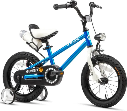 Vista 9 de Glerc Fantacy Kids Bike, 12-20 Inch Children Bicycle for 2-13 Years Old Boys Girls, Kids Bicycle with Water Bottle Holder & Headlight & Training