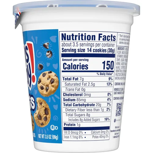 Vista 14 de CHIPS AHOY! Mini galletas originales con chispas de chocolate, 12 Go-Paks