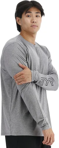 Vista 6 de TYR Camiseta de manga larga con protección solar UPF 50+ para hombre