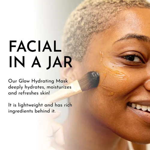 Vista 3 de BOLDEN GLOW - Máscara hidratante Máscara facial hidratante profunda para piel seca Hidratante de ácido hialurónico suavemente hidratante No