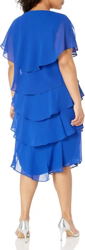 Vista 2 de S.L. Fashions Vestido de talla grande para mujer