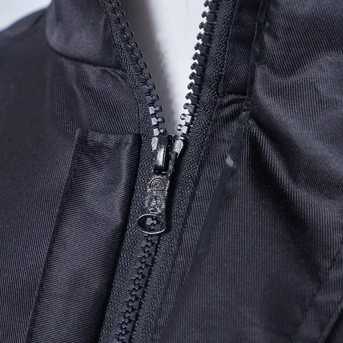 Vista 5 de COUCOU Age Coraline Wybie Lovat - Disfraz de cosplay para hombre, chaqueta impermeable negra