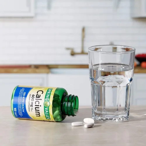 Vista 6 de Spring - Valley Calcio 600 mg Natural Bone Health Calcio - 100 Tabletas Paquete de 3